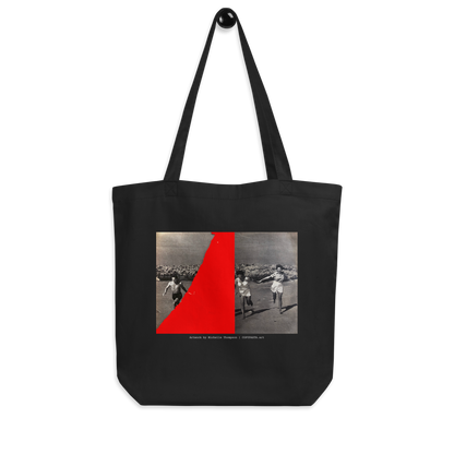 Michelle Thompson - Getting there -  Black Designer Tote